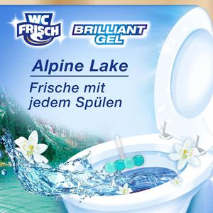 Produktbild für WC-Duftspüler WC-Frisch Brilliant Gel, Alpine Lake
