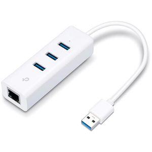 USB-Hub TP-Link UE330, weiß, mit LAN