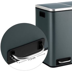 Produktbild für Mülleimer Songmics LTB30GS, anthrazit