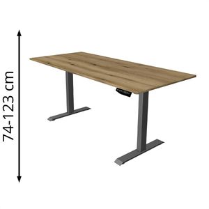 Schreibtisch Kerkmann Move 1, eiche / anthrazit