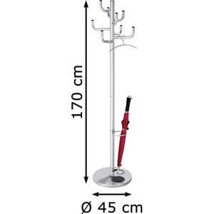 Produktbild für Garderobenständer Kerkmann Sierra 6099, silber
