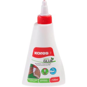 Produktbild für Alleskleber Kores White Glue, Bastelkleber, 125ml