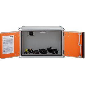 Produktbild für Akku-Lagerschrank CEMO Basic 8/5, 12104, mit 1 Fachboden