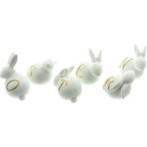 Produktbild für Osterdeko Frank-Flechtwaren 775083, weiß / gold