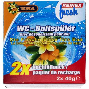 WC FRISCH, Duo-Aktiv Reinigungswürfel für Wasserkästen, 2 Stück, für  hygienische Frische und Kalkschutz : : Drogerie & Körperpflege