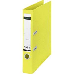 Leitz Ordner 1019-00-15 recycle, Recycling-Karton, A4, 5,5cm, gelb