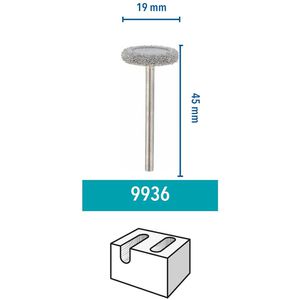 Produktbild für Fräser Dremel 9936 Wolframkarbid-Fräser, 3,2mm