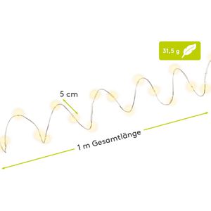 Produktbild für Lichterkette Goobay 66736, 20 LED, innen