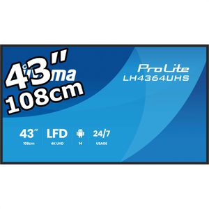 Digital-Signage Iiyama ProLite LH4364UHS-B1AG, 42,5 Zoll