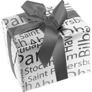 Produktbild für Geschenkpapier HRB 716470 Black and White