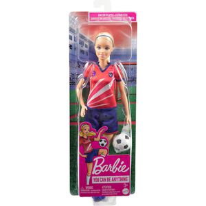 Produktbild für Puppe Barbie Fußballspielerin, ab 3 Jahre