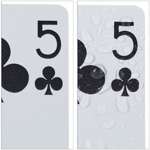 Produktbild für Kartenspiel Relaxdays 10023628, wasserfestes Poker