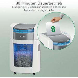 Produktbild für Aktenvernichter Leitz 8040 IQ OptiMax Autofeed Home Office 200