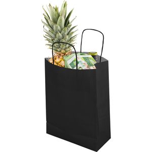 Produktbild für Papiertüten Mailmedia schwarz