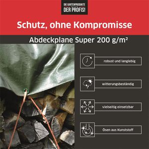 Produktbild für Abdeckplane NOOR Super, grün