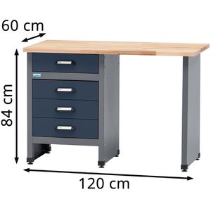 Produktbild für Werkbank Küpper blau