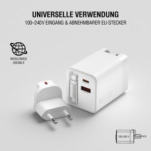 Produktbild für USB-Ladegerät 4smarts GaN Flex Jojo, 65 Watt