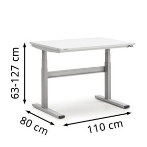 Produktbild für Arbeitstisch Treston TED811-41, elektrisch höhenverstellbar