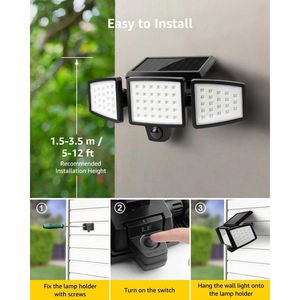 Produktbild für LED-Außenstrahler Lepro IP65 wasserdicht