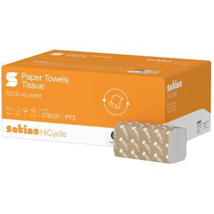 Papierhandtücher Satino HiCycle 278530, PT3, 2-lagig