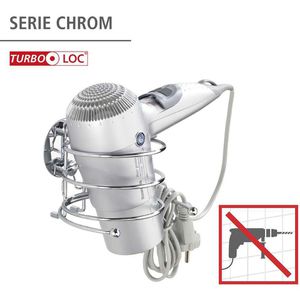 Produktbild für Haartrocknerhalter Wenko Turbo-Loc 18770100