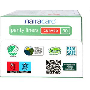 Produktbild für Slipeinlagen natracare panty liners Curved