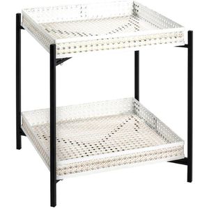 Produktbild für Beistelltisch Haku-Möbel 22557, Wien, creme / schwarz