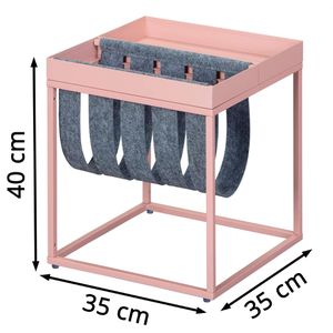 Produktbild für Beistelltisch Inter-Link 20067034, Club NY M, rosa