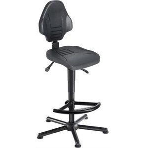 Produktbild für Arbeitsstuhl meychair W13-25-H-PU-FS8,XXL, schwarz