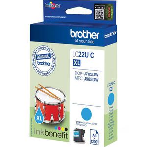 Tinte Brother LC-22UC cyan