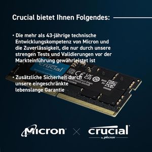 Produktbild für Arbeitsspeicher Crucial CT8G56C46S5