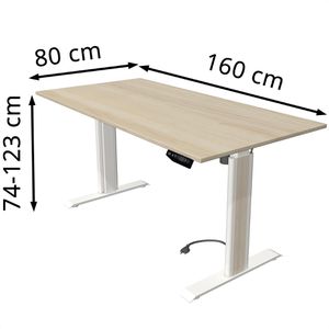 Produktbild für Schreibtisch Kerkmann Move 1 advance, ahorn