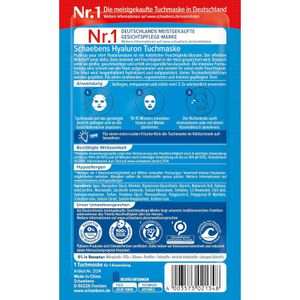 Produktbild für Gesichtsmaske Schaebens Hyaluron Tuchmaske