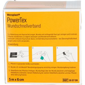 Produktbild für Pflaster Wero PowerTex Wundschnellverband, 1 Rolle