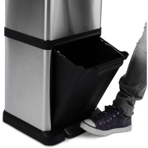 Produktbild für Mülleimer Casa-Pura James, silber