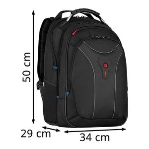 Produktbild für Laptop-Rucksack Wenger Carbon, 600637, schwarz