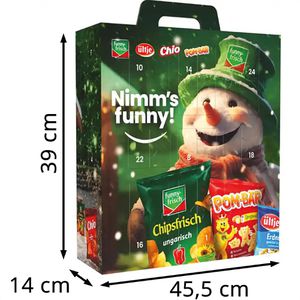 Produktbild für Adventskalender Intersnack XXL 2026