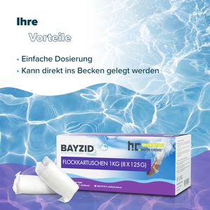 Produktbild für Flockungsmittel Höfer-Chemie 10160016, Flockkartuschen