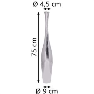 Produktbild für Vase Wohnling WL1.919, Bottle S, Aluminium