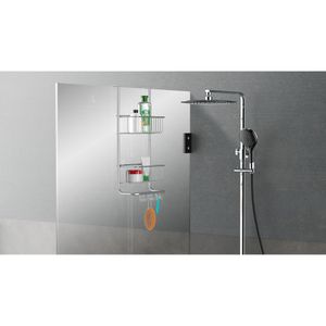 Produktbild für Duschablage EISL Hängeregal, silber