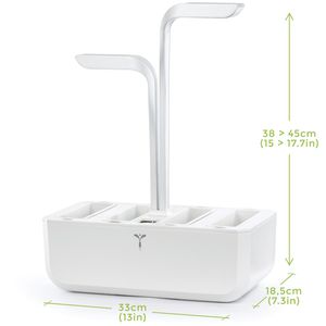 Produktbild für Anzuchtkasten Veritable Connect Grey, 33x18,5x45cm