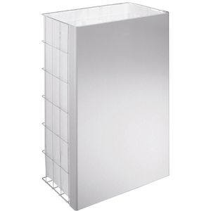 Produktbild für Abfallkorb Wagner-Ewar PP 151, 731670, silber