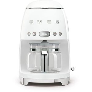 Kaffeemaschine Smeg DCF02WHEU 50er Retro Style, mit Glaskanne