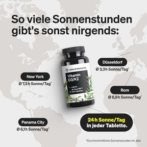 Produktbild für Vitamin-D natural-elements 240 Tabletten