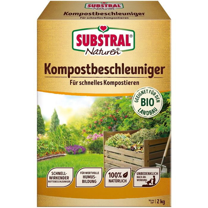 Substral Dnger Naturen fr schnelles Kompostieren, Kompostbeschleuniger, 2  kg fr 3m  Bttcher AG