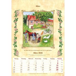 Produktbild für Bildkalender Alpha 100 jähriger Kalender Jahr 2026