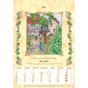 Produktbild für Bildkalender Alpha 100 jähriger Kalender, Jahr 2027
