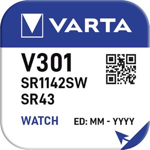 Produktbild für Knopfzelle Varta V301 / SR43 / SR1142