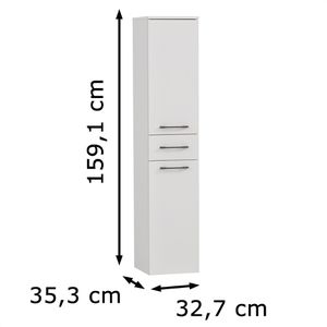 Produktbild für Bad-Hängeschrank Schildmeyer Maxim 154805, weiß