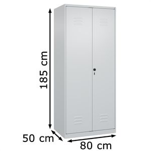 Produktbild für Mehrzweckschrank CP-Möbel Classic Plus, abschließbar, grau